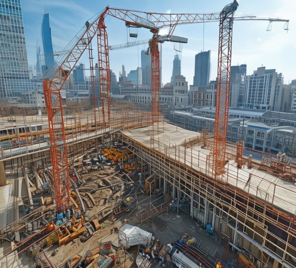 建筑施工工程概况图